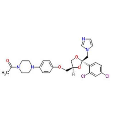 79156-75-5 1-[4-[4-[[2-(2,4-dichlorophenyl)-2-(imidazol-1-ylmethyl)-1,3-dioxolan-4-yl]methoxy]phenyl]piperazin-1-yl]ethanone